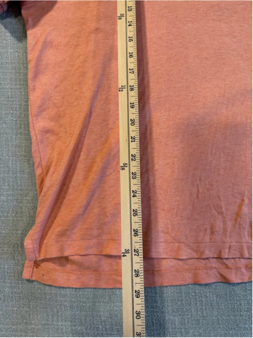 Polo Ralph Lauren short sleeve polo shirt pale peach with blue pony men’s large